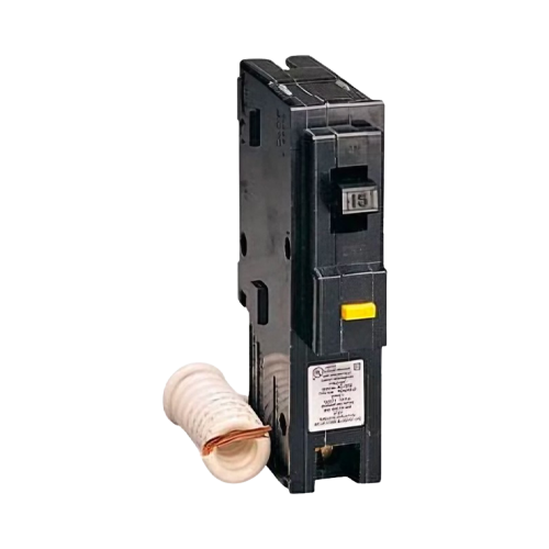 Square D Homeline HOM120GFI 20A 120VAC Single-Pole Ground Fault (GFCI) Plug In Miniature Circuit Breaker