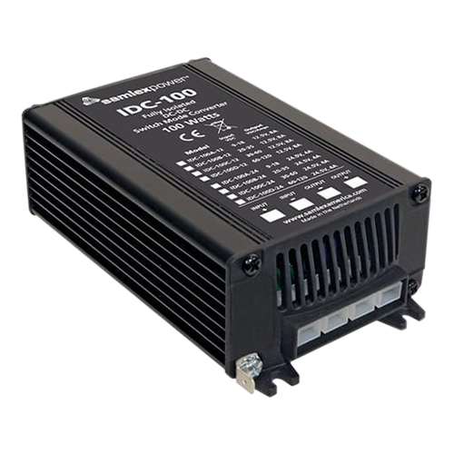 Samlex IDC-100A-12 100Watt Fully Isolated DC-DC Converter (Input: 9-18VDC / Output: 12.5VDC)