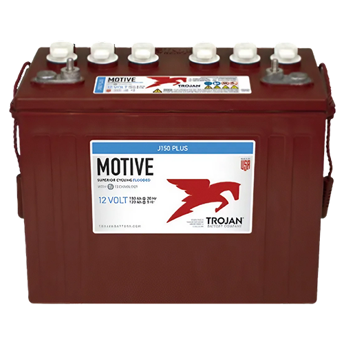 Trojan Motive J150PLUS 150Ah 12VDC Group GC12 Signature Deep-Cyle Flooded Battery