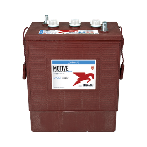 Trojan Motive J305HG-AC 360Ah 6VDC Group 902 Signature Deep-Cycle Flooded Battery