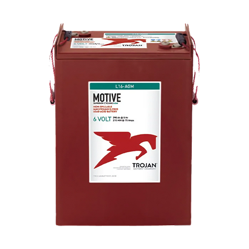 Trojan Motive L16-AGM 370Ah 6VDC Group 903 Deep-Cycle AGM Battery