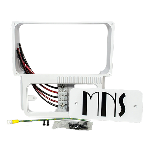 MidNite Solar MNKID-WMBB White Large Wall Mounting Bracket For Kid Charge Controllers