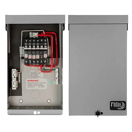 MidNite Solar MNPV6-GFP15-DC Gray Aluminum NEMA 3R Enclosure Box w/ (3) 15A 150VDC Input Breakers & 63A Ground Fault Breaker