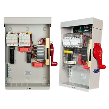 MidNite Solar MNPV8HV-DLTL-3R-20 Type 3R Aluminum DLTL Combiner w/ Four Strings In / Two Strings Out & 20A Fuses