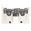 MidNite Solar MNSBB-W White Short Busbar w/ 6 Wire Locations