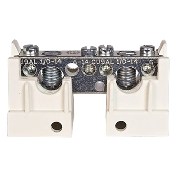 MidNite Solar MNSBB-W White Short Busbar w/ 6 Wire Locations