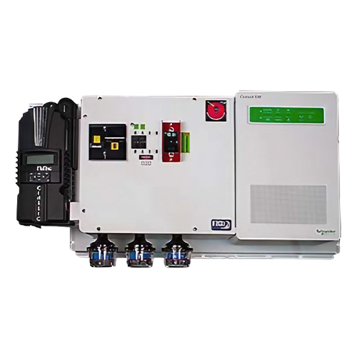 MidNite Solar MNSW4024-CL200 4kW 24VDC 120/240VAC Pre-Wired Off-Grid Schneider Electric Conext SW Inverter System w/ CLASSIC-200 MPPT Charge Controller