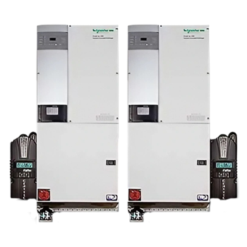 MidNite Solar MNXWP6848D-2CL150 6.8kW 48VDC 120/240 Dual Pre-Wired Off-Grid Or Grid-Tied Schneider Electric Conext XW Pro Inverter System w/ (2) CLASSIC-150 MPPT Charge Controller