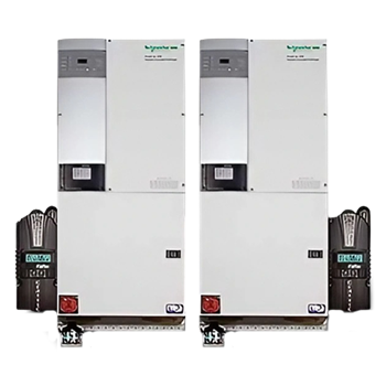 MidNite Solar MNXWP6848D-2CL200 6.8kW 48VDC 120/240 Dual Pre-Wired Off-Grid Or Grid-Tied Schneider Electric Conext XW Pro Inverter System w/ (2) CLASSIC-200 MPPT Charge Controller