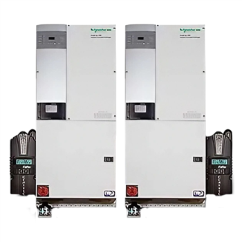 MidNite Solar MNXWP6848D-2CL250 6.8kW 48VDC 120/240 Dual Pre-Wired Off-Grid Or Grid-Tied Schneider Electric Conext XW Pro Inverter System w/ (2) CLASSIC-250 MPPT Charge Controller