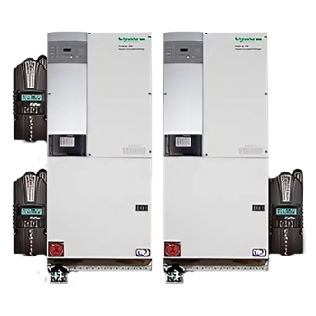 MidNite Solar MNXWP6848D-3CL150 6.8kW 48VDC 120/240 Dual Pre-Wired Off-Grid Or Grid-Tied Schneider Electric Conext XW Pro Inverter System w/ (3) CLASSIC-150 MPPT Charge Controller