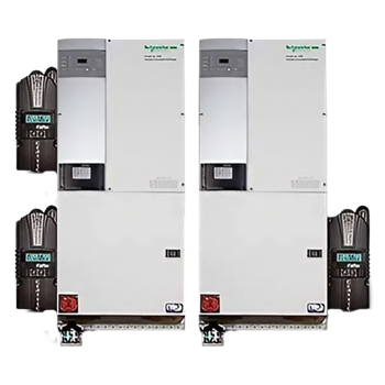 MidNite Solar MNXWP6848D-3CL200 6.8kW 48VDC 120/240 Dual Pre-Wired Off-Grid Or Grid-Tied Schneider Electric Conext XW Pro Inverter System w/ (3) CLASSIC-200 MPPT Charge Controller