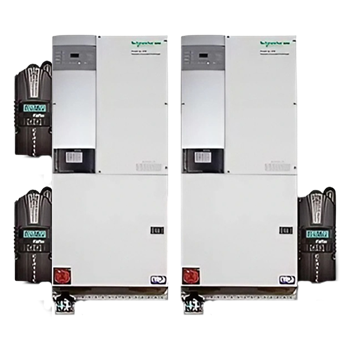 MidNite Solar MNXWP6848D-3CL250 6.8kW 48VDC 120/240 Dual Pre-Wired Off-Grid Or Grid-Tied Schneider Electric Conext XW Pro Inverter System w/ (3) CLASSIC-250 MPPT Charge Controller