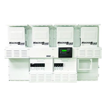 Magnum Energy MP Series MPDH-175PE High Power Dual Magnum Panel For Four MS Inverters w/ 175A DC Breakers & 30A AC Input Breakers