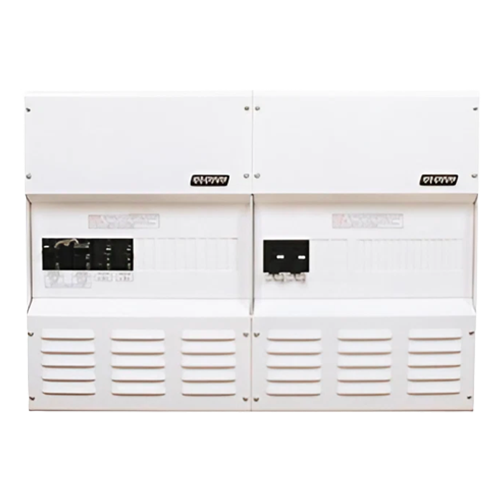 Magnum Energy MP Series MPDH250-30D High Power Dual Magnum Panel w/ 250A (Fits 24VDC Models) DC Breaker & 30A Dual AC Input Breaker