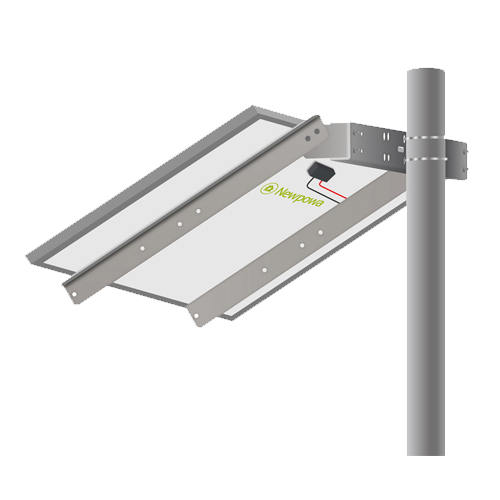 Newpowa NPB-120P Double Arm Single Pole/Wall Side Mount (80Wâ€”120W Panels)