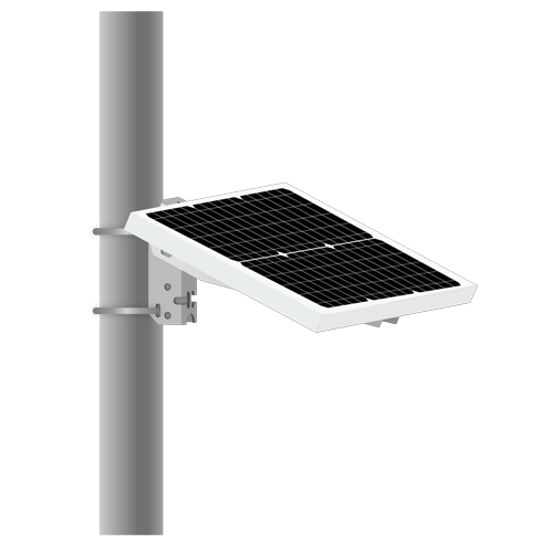Newpowa NPB-35P Single Arm Pole/Wall Side Mount (10Wâ€”30W Panels)