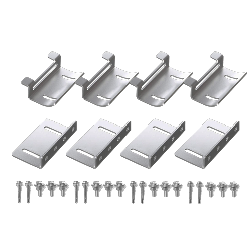 Newpowa NPB-UV Solar Panel Mounting Curved Z-Bracket (Set Of 4)