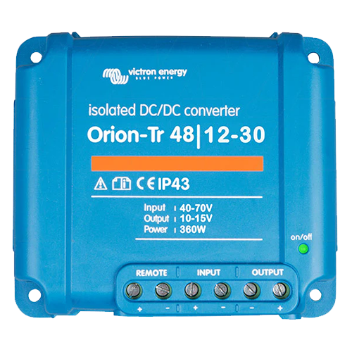 Victron Energy ORI481240110 Orion-Tr 360Watt 30A 48/12VDC Isolated DC-DC Converter