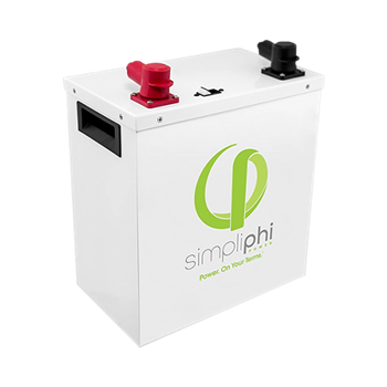 SimpliPhi PHI-3.8-24-M 151Ah 12VDC Lithium Ferro Phosphate Battery w/ Metal Case