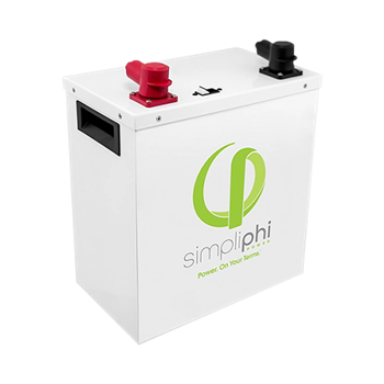 SimpliPhi PHI-3.8-48-M 75Ah 48VDC Lithium Ferro Phosphate Battery w/ Metal Case