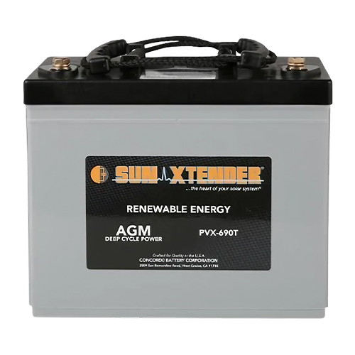 Concorde Sun Xtender PVX-690T 69Ah 12VDC Deep Cycle AGM Battery