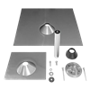 Quick Mount PV QMSFT-A-12 QBase Standard Flat Tile Mount (12 units)