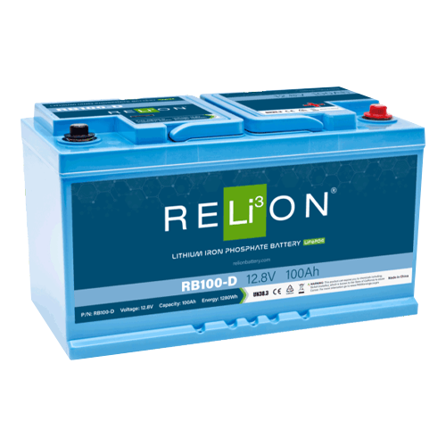 Relion Lithium Ion LiFePO4 Battery 12V 100Ah