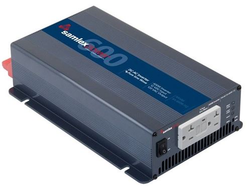 Samlex SA-600R-112 > 600 Watt 12VDC Pure Sine Wave Inverter