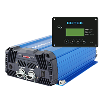 COTEK SC Series SC1200-112-COMBO 1.2kW 12VDC 115VAC UL Pure Sine Wave Inverter/Charger w/ CR-20C Remote Control