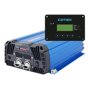 COTEK SC Series SC2000-124-COMBO 2kW 24VDC 115VAC UL Pure Sine Wave Inverter/Charger w/ RC-20C Remote Control