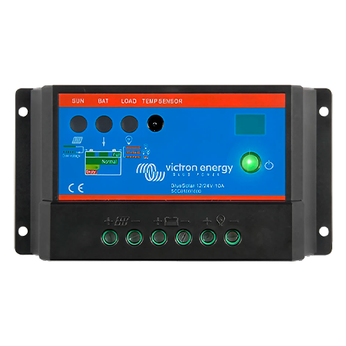 Victron Energy BlueSolar PWM-Light Series SCC010010000 10A 12/24VDC Pulse Width Modulation (PWM) Charge Controller