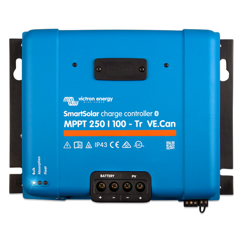 Victron Energy SCC125110412 SmartSolar 100A 12/24/48VDC MPPT 250/100-Tr Charge Controller w/ VE.Can Interface