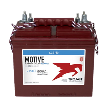 Trojan Motive SCS150 100Ah 12VDC Group 24 Marine/RV Deep-Cycle Flooded Battery