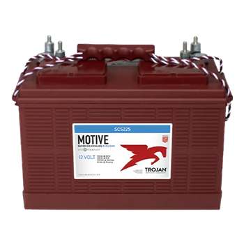 Trojan Motive SCS225 130Ah 12VDC Group 30H Marine/RV Deep-Cycle Flooded Battery