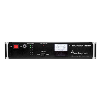 Samlex SEC Series SEC-60BRM 60A 12VDC 105-125VAC 19-inch Rack Mount Power Supply w/ N+1 & Battery Backup