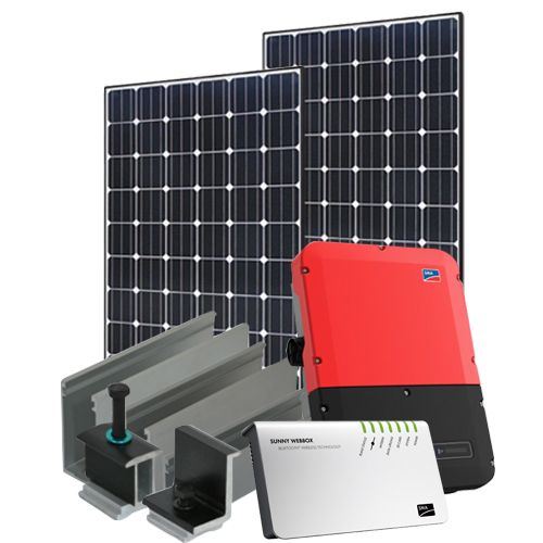 8550 Watt (8.5kW) SMA String Inverter Kit (Mono Panels)