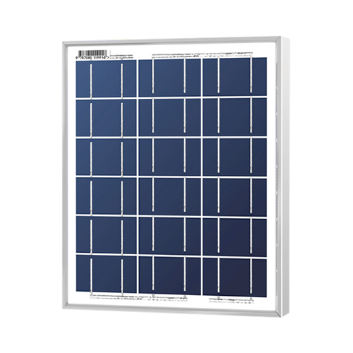 Solarland SLP U Series SLP005-06U 5Watt 18 Cells 6VDC Polycrystalline 18mm Silver Frame Solar Panel