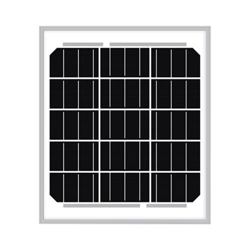 Solarland SLP U Series SLP005S-06U-02A 5Watt 15 Cells 6VDC Monocrystalline 18mm Silver Frame Solar Panel