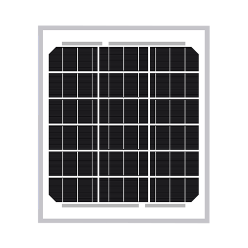 Solarland SLP U Series SLP005S-06U-02A 6Watt 18 Cells 6VDC Monocrystalline 18mm Silver Frame Solar Panel