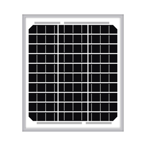 Solarland SLP U Series SLP005S-12U 5Watt 30 Cells 12VDC Monocrystalline 18mm Silver Frame Solar Panel