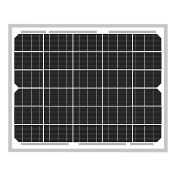 Solarland SLP U Series SLP010S-12U-202A 10Watt 30 Cells 12VDC Monocrystalline 30mm Silver Frame Solar Panel