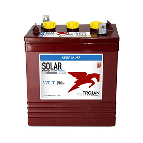 Trojan SPRE-06-255 255Ah 6VDC Solar Premium Deep-Cycle Flooded Battery