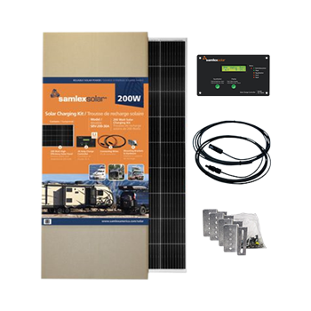 Samlex SRV-200-30A 200Watt Solar Charging Kit w/ 30A Charge Controller