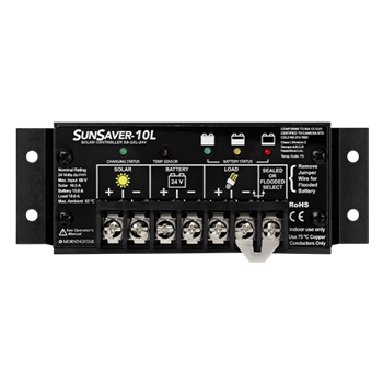 Morningstar SunSaver SS-10L-24V 10 Amp 24VDC PWM Charge Controller w/ Low Voltage Disconnect