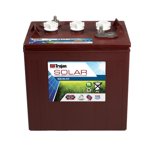 Trojan SSIG-06-255 255Ah 6VDC Solar Signature Deep-Cycle Flooded Battery