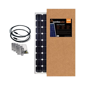 Samlex SSP-100-KIT 100Watt Solar Charging Kit w/ Cable & Mounting Hardware