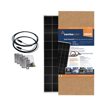 Samlex SSP-200-KIT 200Watt Solar Charging Kit w/ Cable & Mounting Hardware