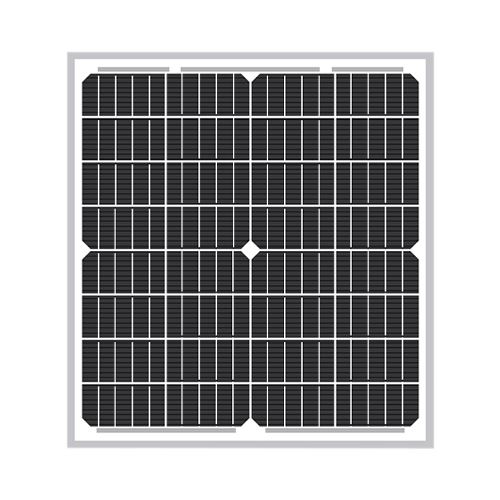 SLD Tech ST-20P-12 20Watt 32 Cells 12VDC BoW Monocrystalline 30mm Silver Frame Solar Panel