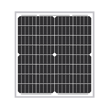 SLD Tech ST-20P-12R 20Watt 32 Cells 12VDC BoW Monocrystalline 30mm Silver Frame Solar Panel w/ 10ft 18/2 Cable w/ Inline Diode & 3/8-inch Ring Terminal Connectors